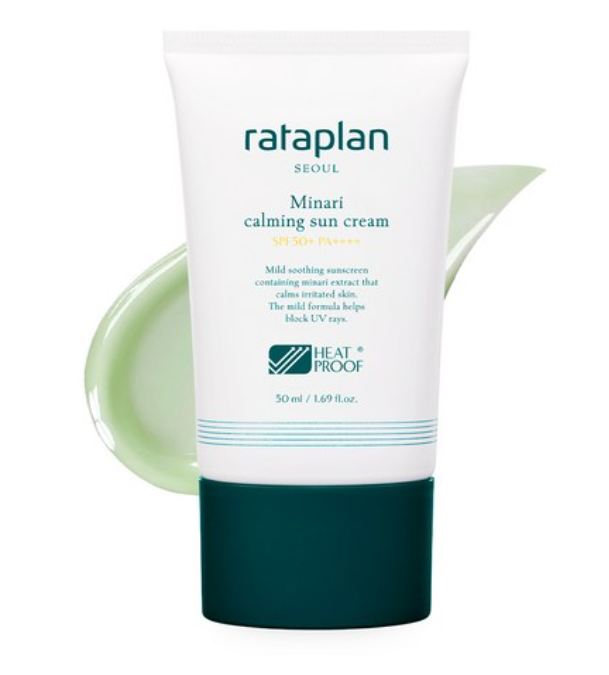 Minari Calming Sun Cream [SPF50+/PA++++], 50ml, 1pack