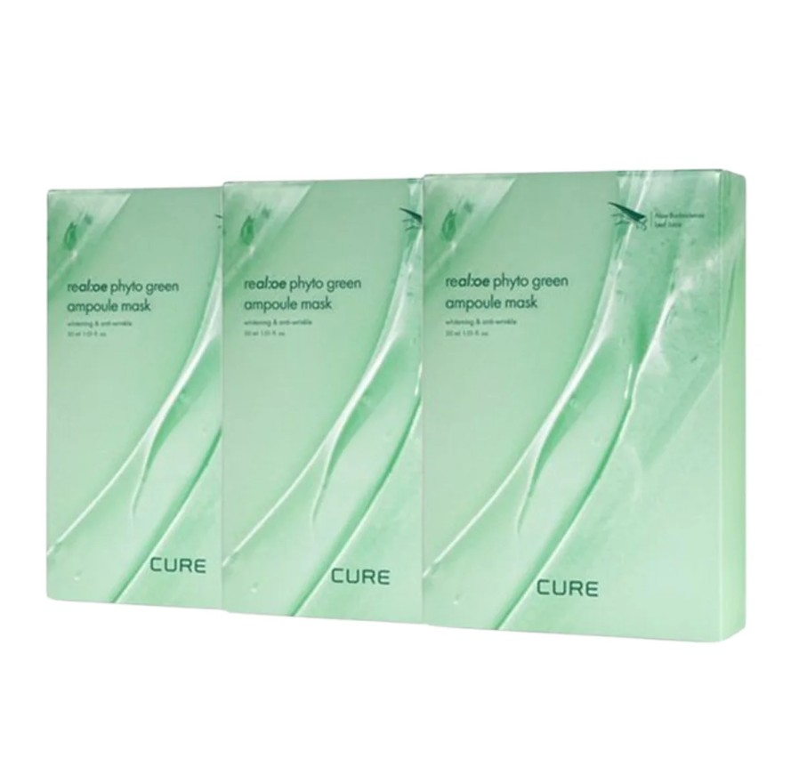La Sense Loe Cure Real Aloe Phyto Green Ampoule Mask