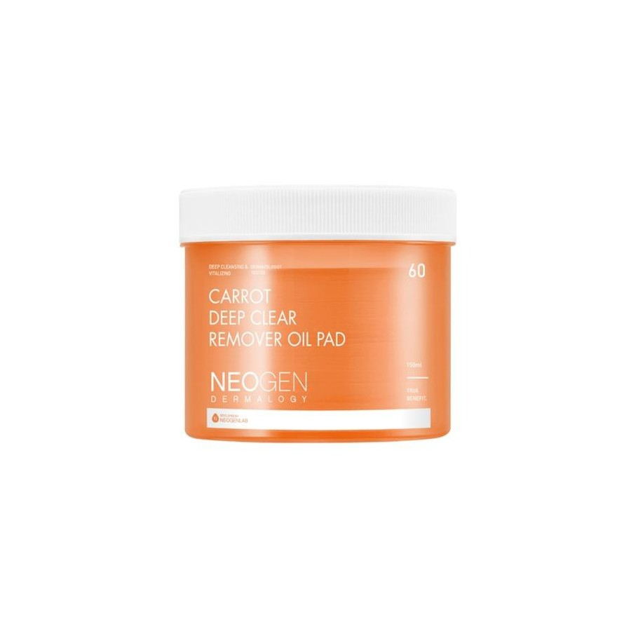 Carrot Deep Clear Remover Oil Pad, 60ea, 1pack