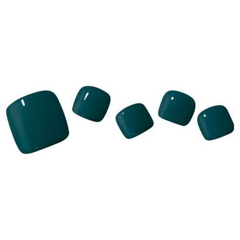 Semi Cure Gel [Pedi], 30ea, P Peacock Blue, 1pack