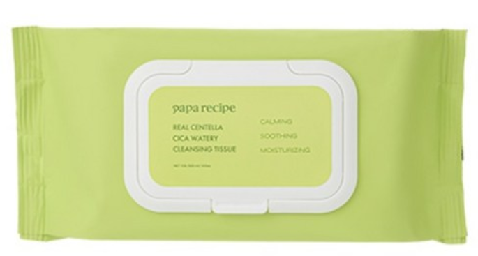Real Centella Cica Watery Cleansing Tissue, 100ea, 1pack
