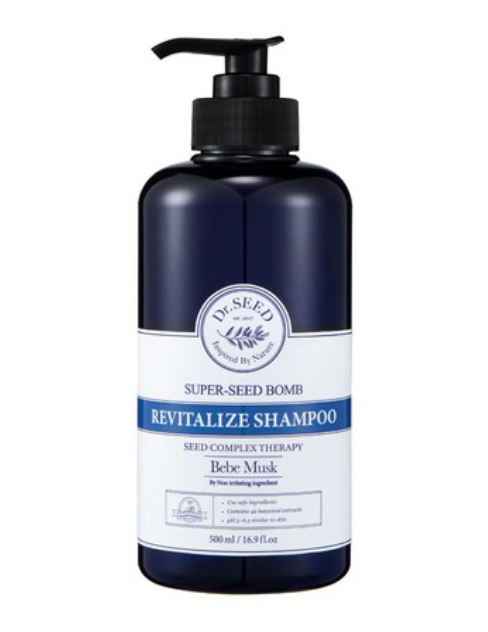 Super Seed Balm Revitalize Shampoo Bebe Musk, 500ml, 1pack