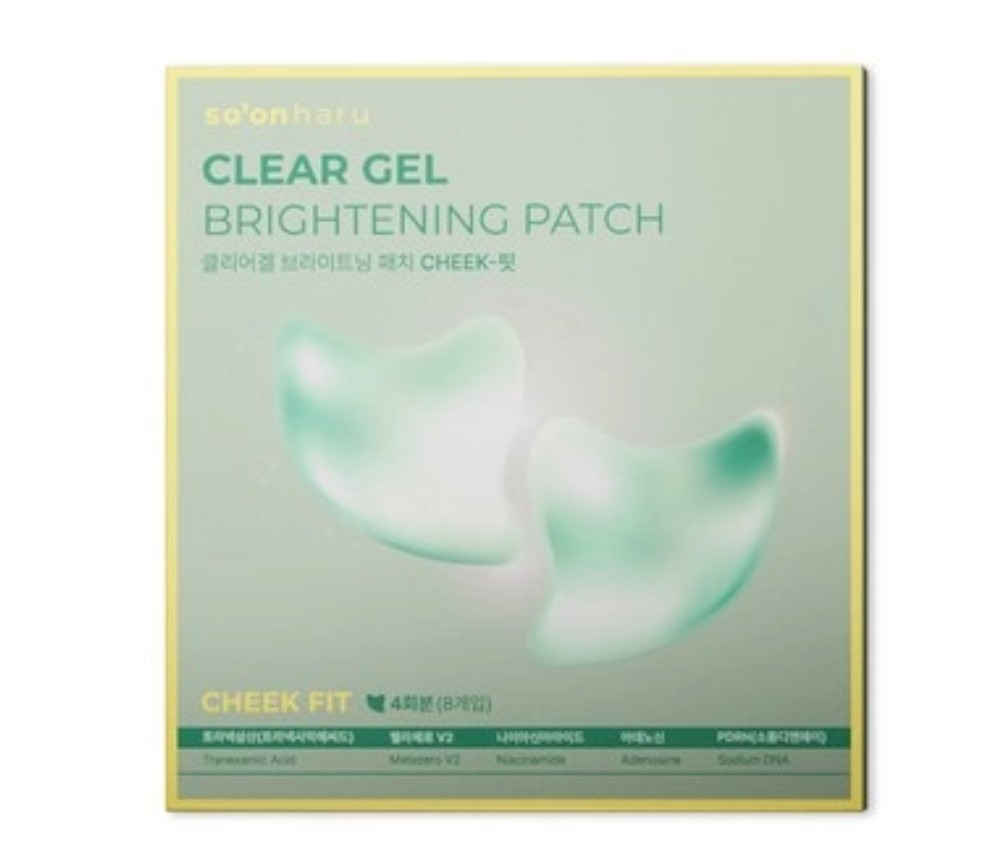 Clear Gel Brightening Patch [Cheek Fit], 2ea*4set, 1pack