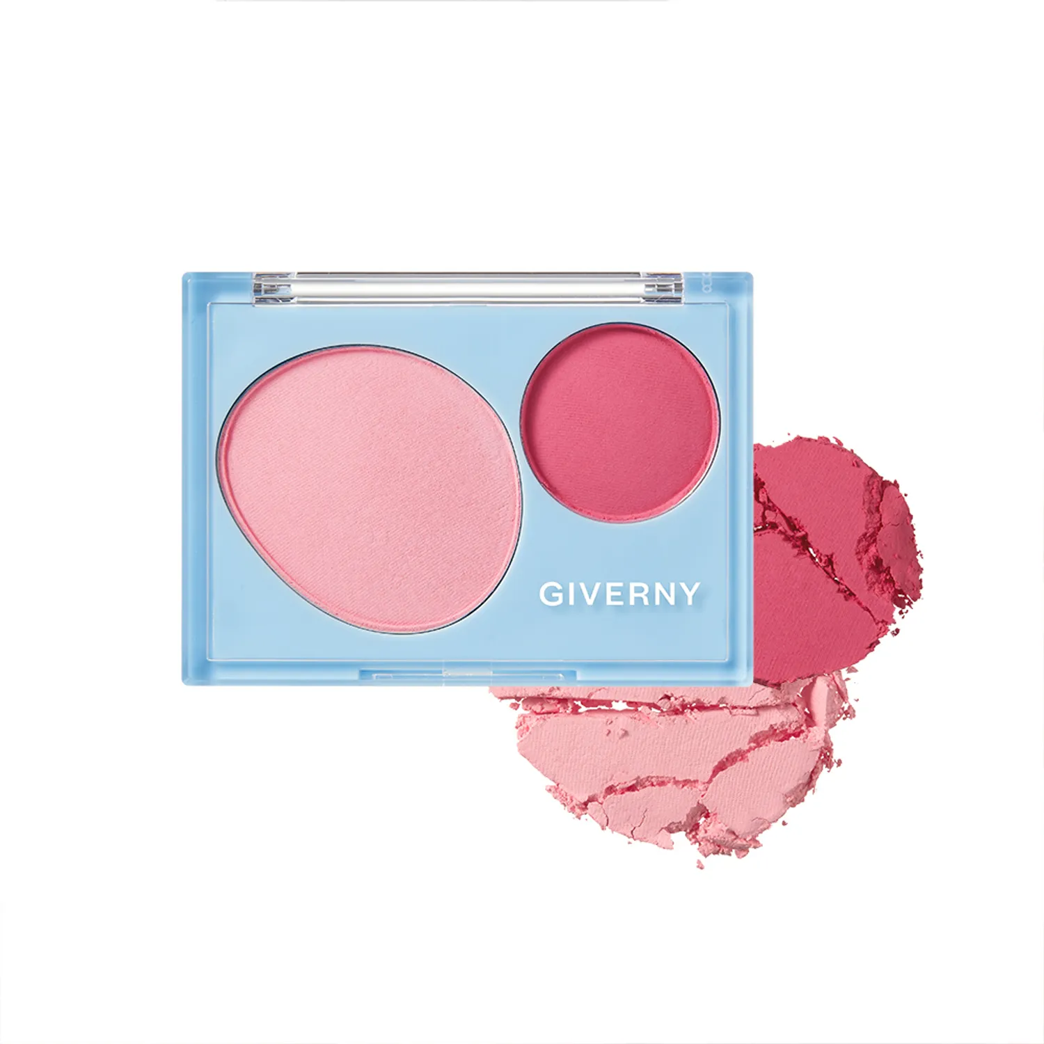 Fluffy Dual Blusher, 7.4g, 04 Cherry Pop, 1pack