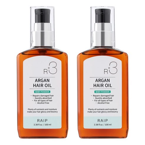 R3 Argan Hair Oil [Baby Powder]