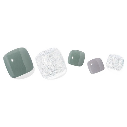Semi Cure Gel [Pedi], 30ea, P Ice Mint, 1pack