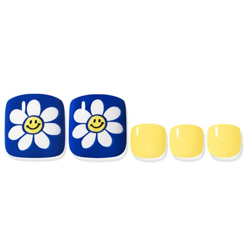 Magic Press Pedicure, 24ea, Sunny Daisy, 1pack