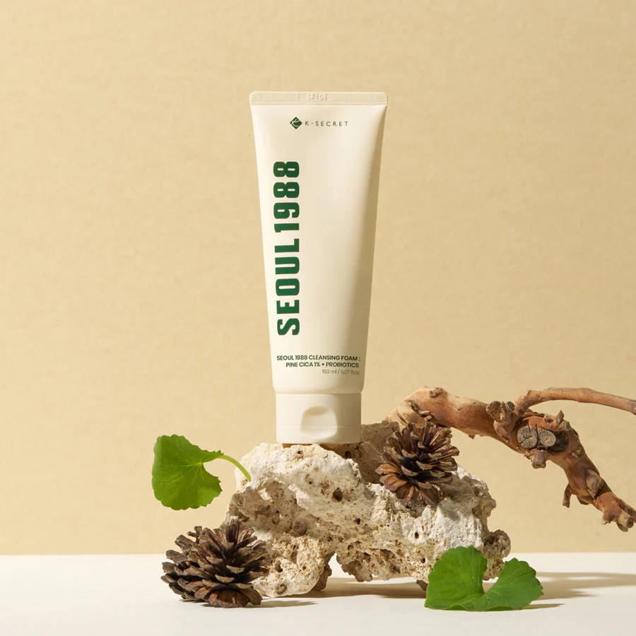 Seoul 1988 Cleansing Foam: Pine Cica 1% + Probiotics, 150ml - Image 4