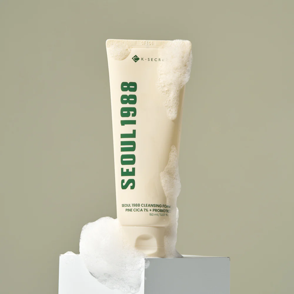 Seoul 1988 Cleansing Foam: Pine Cica 1% + Probiotics, 150ml - Image 2