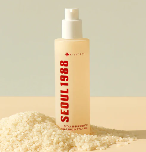 Seoul 1988 Essence: Snail Mucin 97% + Rice, 100ml - Image 4