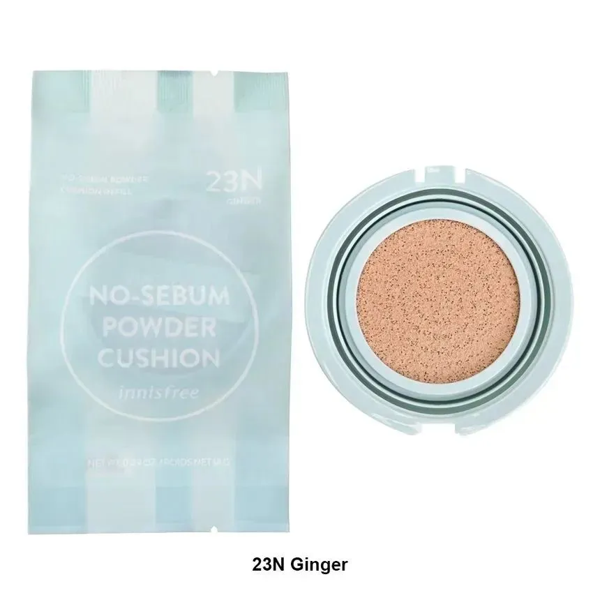 No-Sebum Powder Cushion Refill, 14g, 23N Ginger - Image 2
