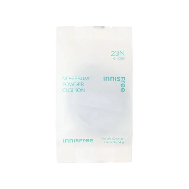 No-Sebum Powder Cushion Refill, 14g, 23N Ginger - Image 1