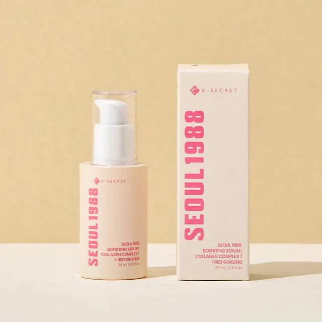 Seoul 1988 Boosting Serum: Collagen Complex 7 + Red Ginseng, 30ml - Image 4
