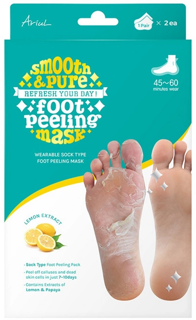 Smooth & Pure Foot Peeling Mask Sheet, 4ea, 1pack