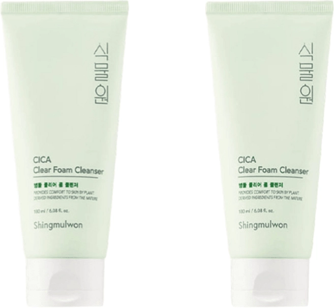 Centella Asiatica Clear Foam Cleanser, 180ml*2