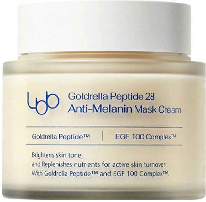 Goldrella Peptide 28 Anti-Melanin Mask Cream, 100ml, 1pack