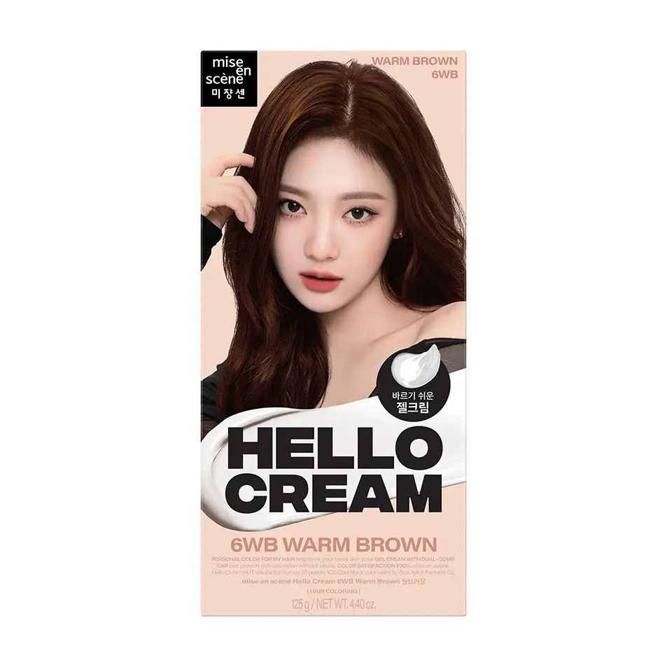 Hello Cream, 125g, 6WB Warm Brown, 1pack - Image 1