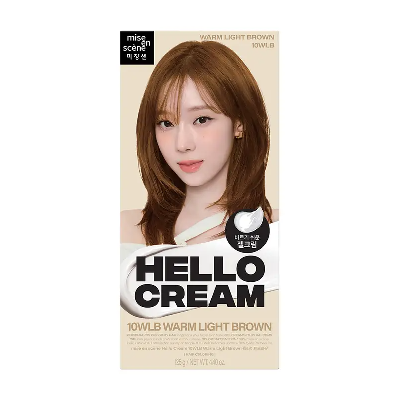 Hello Cream, 125g, 10WLB Warm Light Brown, 1pack