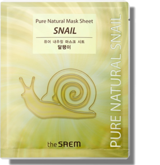Pure Natural Mask Sheet [Snail], 20ea