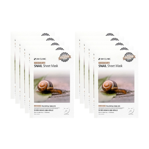 Essential Up Snail Sheet Mask, 10ea