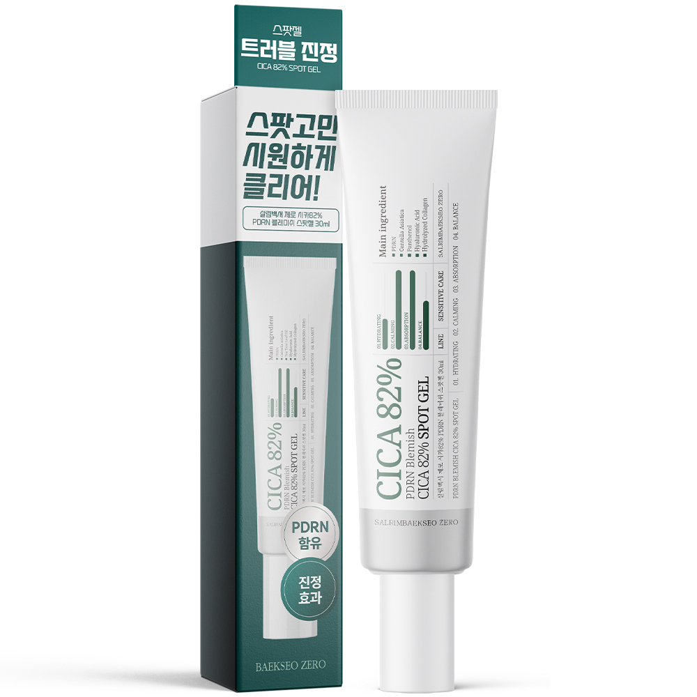 PDRN Blemish Cica 82% Spot Gel, 30ml, 1pack