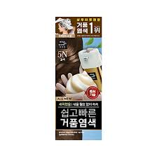 Easy & Speedy Foam Hair Color, 80g, 5N Brown, 1pack - Image 1