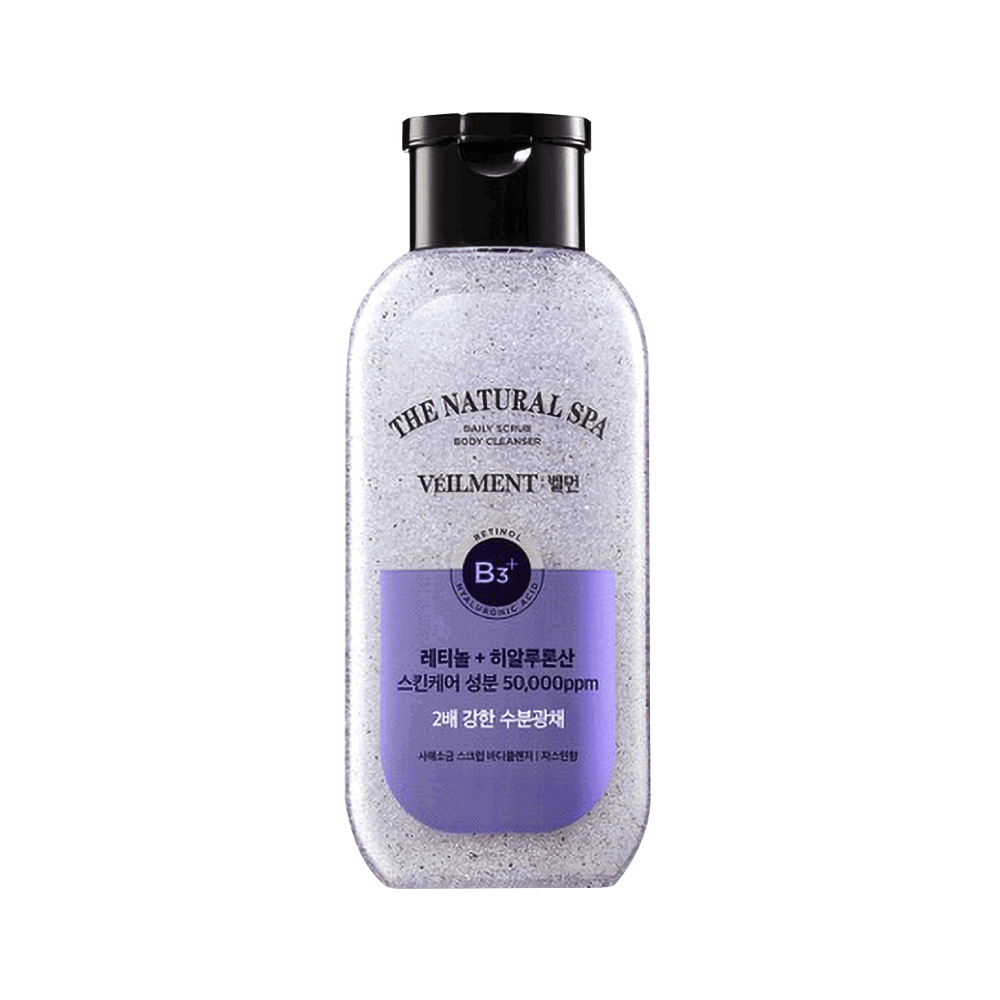 Natural Spa Dead Sea Salt Scrub Body Wash [Jasmine Scent], 200ml