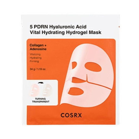 5 PDRN Hyaluronic Acid Vital Hydrating Hydrogel Mask, 3ea, 1pack - Image 1