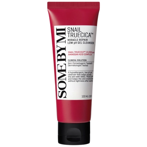 Snail Truecica Miracle Repair Mild Acidic Gel Cleanser, 100ml, 1pack