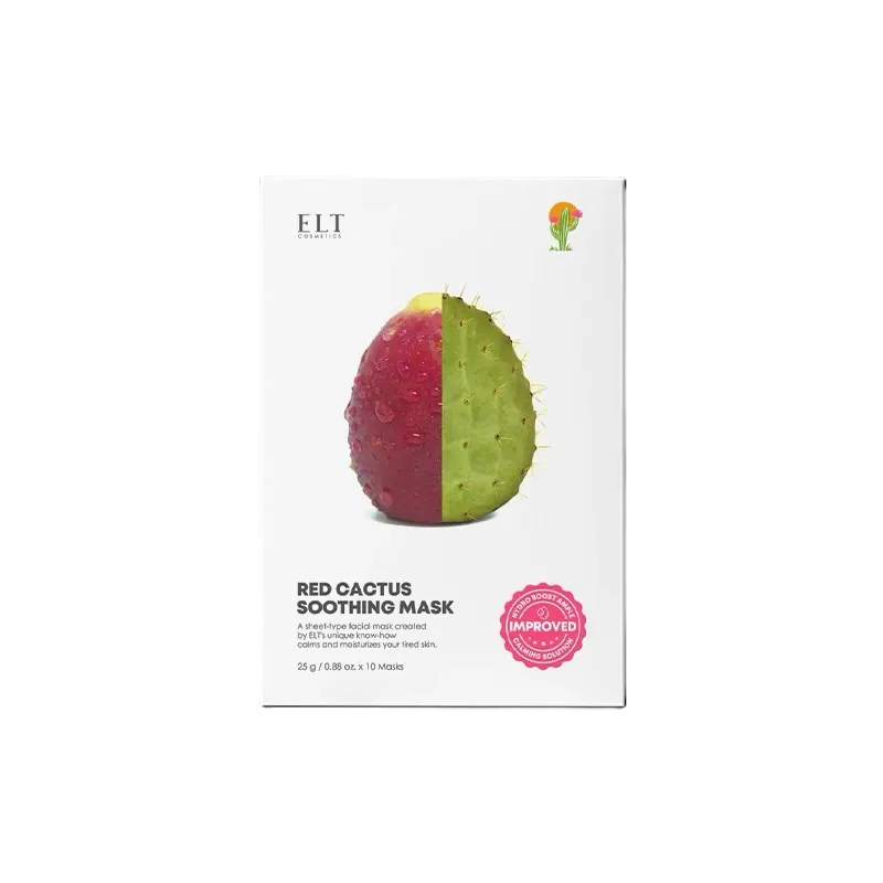 Red Cactus Soothing Mask, 10ea, 1pack