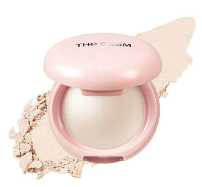 Glam Perfection Baked Highlighter, 5.5g, WH01 Frosty Shell, 1pack