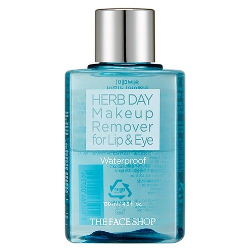 Herb Day Lip and Eye Makeup Remover Waterproof, 130ml, 1pack