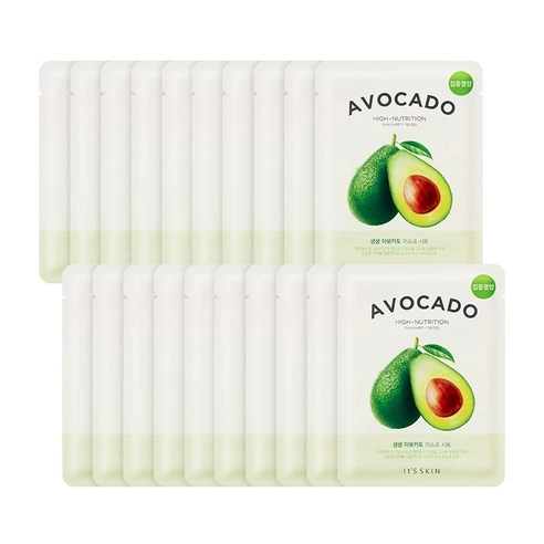 Fresh Avocado Sheet Mask, 20ea