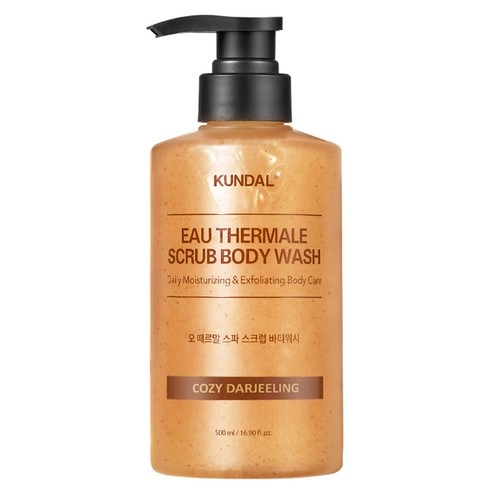 Eau Thermale Scrub Body Wash [Cozy Dazzling], 500ml, 1pack