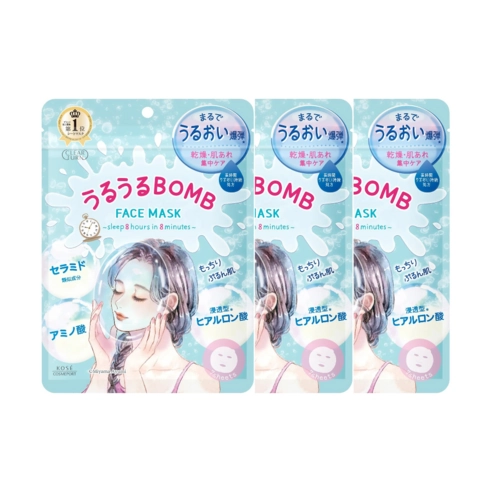 Clearturn Uru Uru Bomb Sheet Mask, 7ea+7ea+7ea