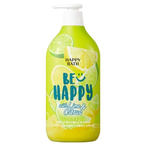 Smile Body Wash [Wellness Yuzu & Lime], 900g, 1pack