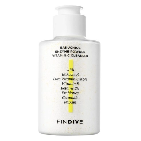 Bakuchiol Enzyme Powder Vitamin C Cleanser, 40g, 1pack