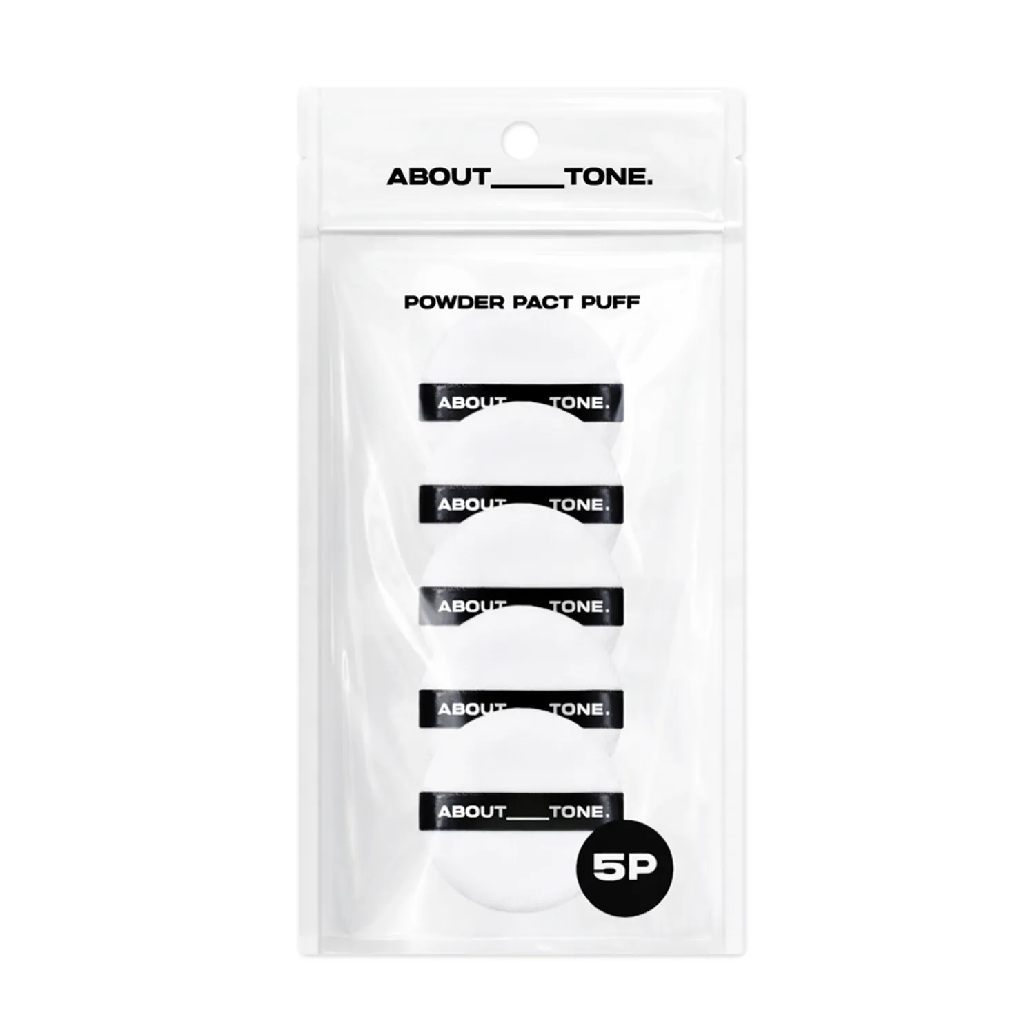 Powder Pact Puff, 5ea, 1pack