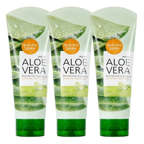 Aloe Vera Moisture Real Cleansing Foam, 150ml