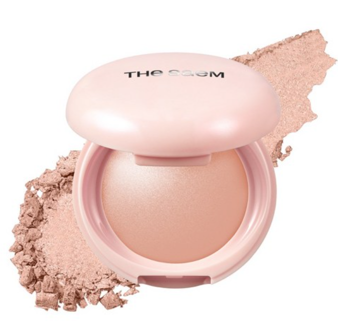 Glam Perfection Baked Highlighter, 5.5g, PK01 Rose Glare, 1pack - Image 1