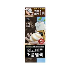 Easy & Speedy Foam Hair Color, 80g, 4N Dark Brown, 1pack