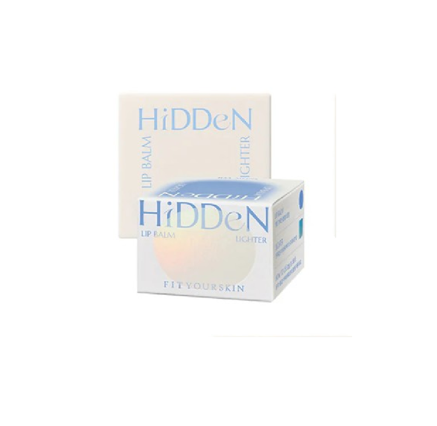 Lip Cheek Hidden Lighter & Lip Balm Hidden Lighter, 2.7g+2.3g, 00 Snow Veil, 1pack