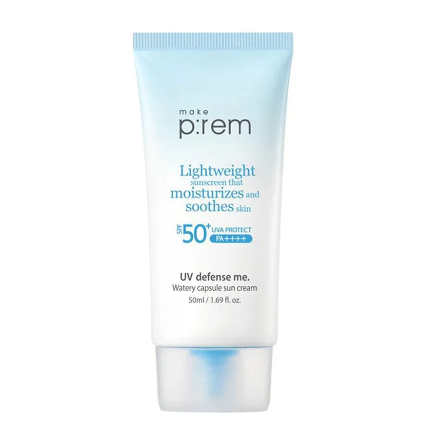 UV Defense Me Watery Capsule Sun Cream [SPF50+/PA++++], 50ml, 1pack