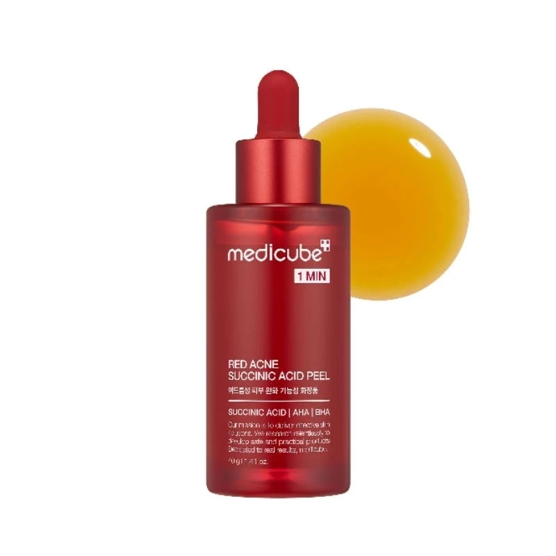 Red Acne Succinic Acid Peel, 40g, 1pack - Image 1