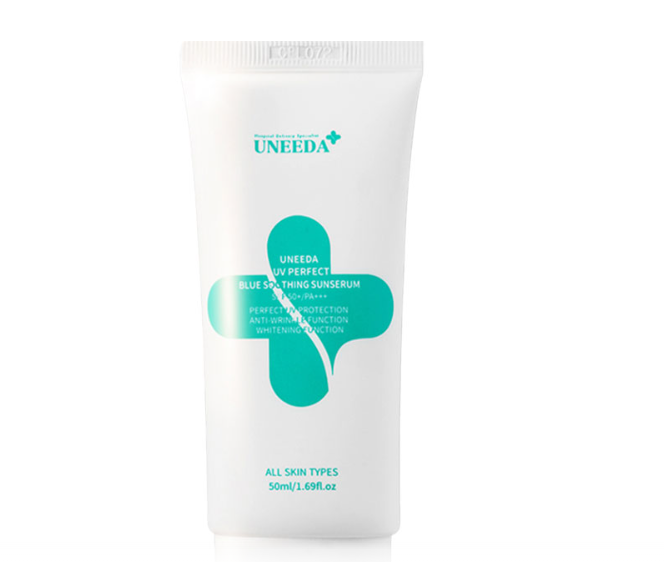 UV Perfect Blue Soothing Sun Serum [SPF50+/PA+++], 50ml, 1pack