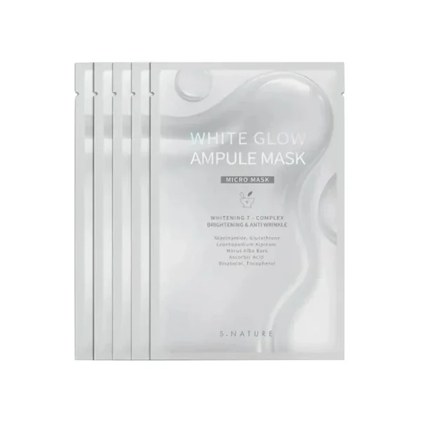 White Glow Ampoule Mask, 25mlx5, 1pack