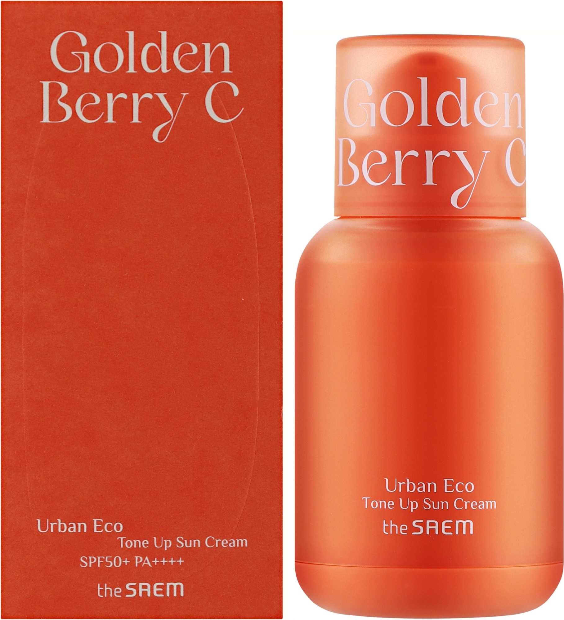 Urban Eco Golden Berry C Tone-up Sun Cream [SPF50+/PA++++], 50ml, 1pack - Image 1