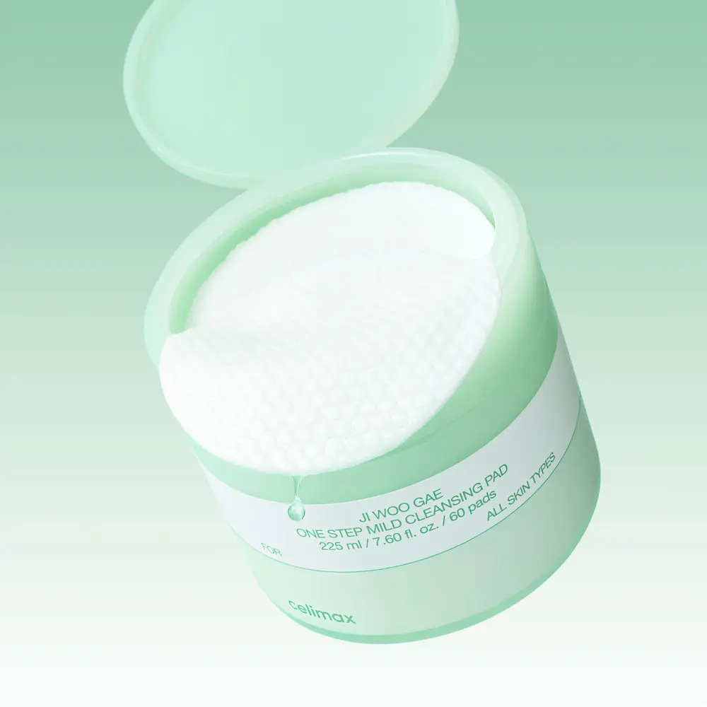 Ji Woo Gae One Step Mild Cleansing Pad, 60ea, 1pack - Image 2