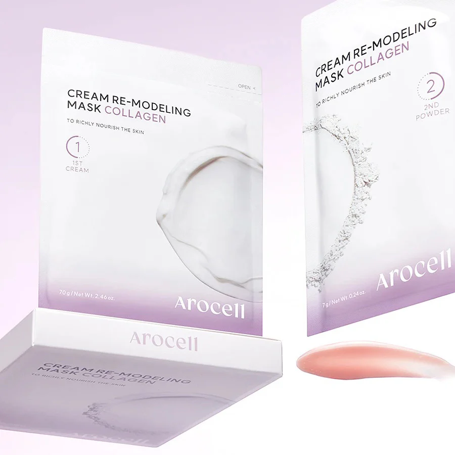Cream Re-Modeling Mask Collagen, 5ea - Image 4