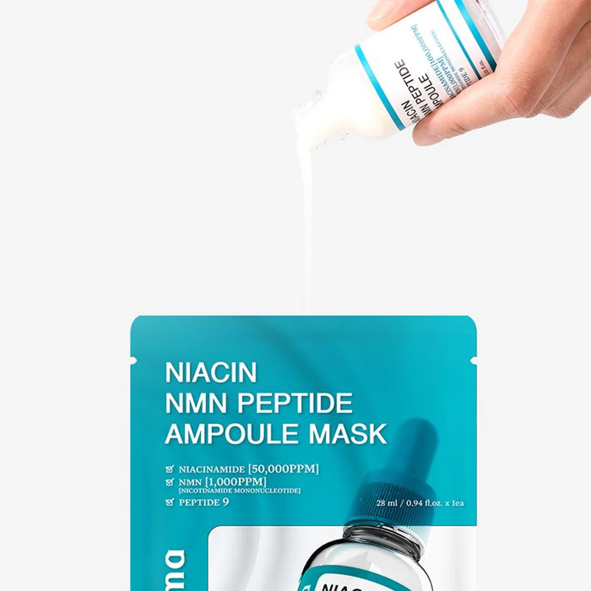 Niacin NMN Peptide Ampoule Mask, 10ea - Image 4